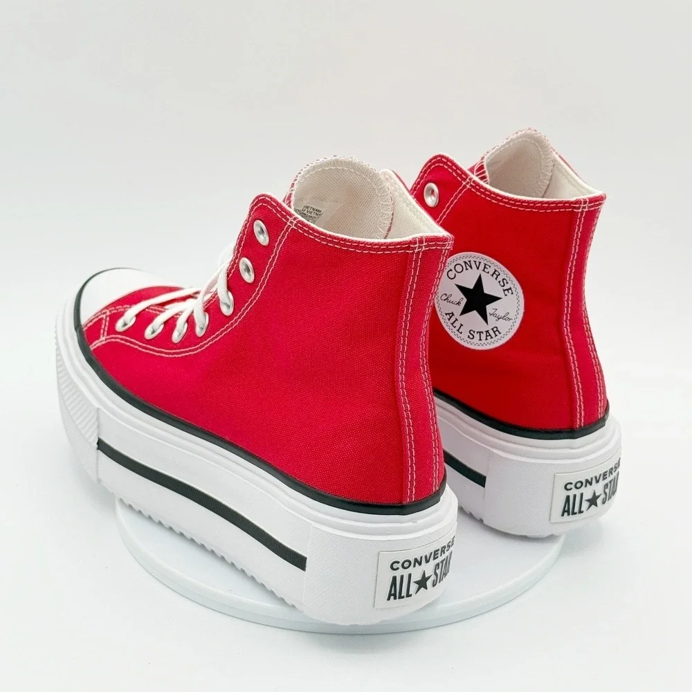 Converse Chuck Taylor All Star Lift Double Stack High Red Size 8 Womens - New - Picture 5 of 10